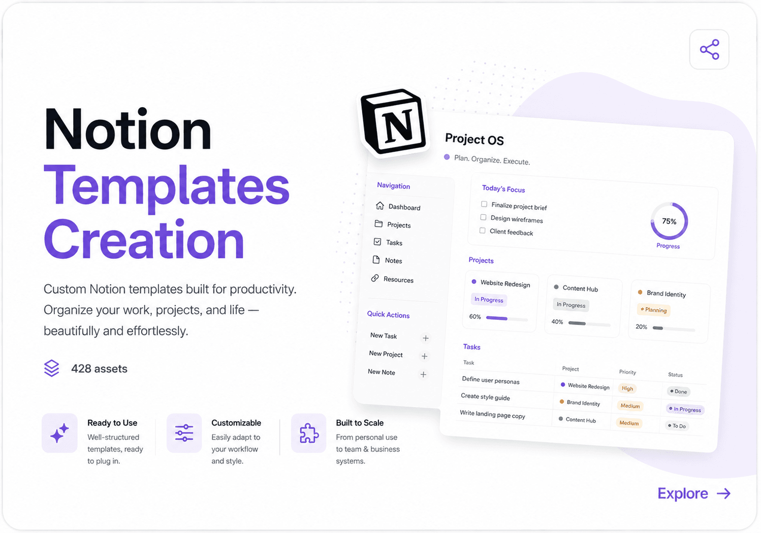 Notion Templates preview
